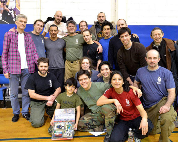 [Fighthouse students at the 2013 seminar with Vlad in Jersey City.]