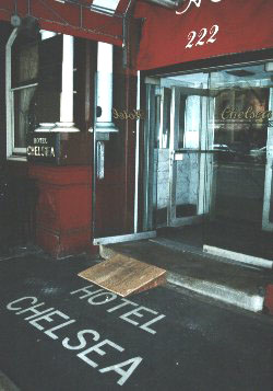 [Foyer of the Chelsea Hotel]